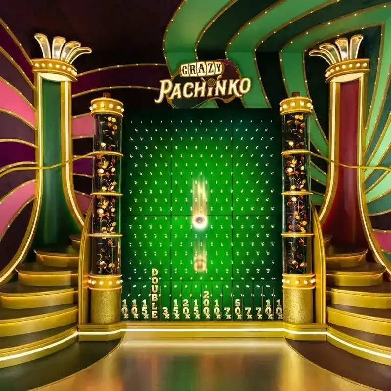 Crazy Pachinko — disco cae entre clavijas con 16 zonas de multiplicador