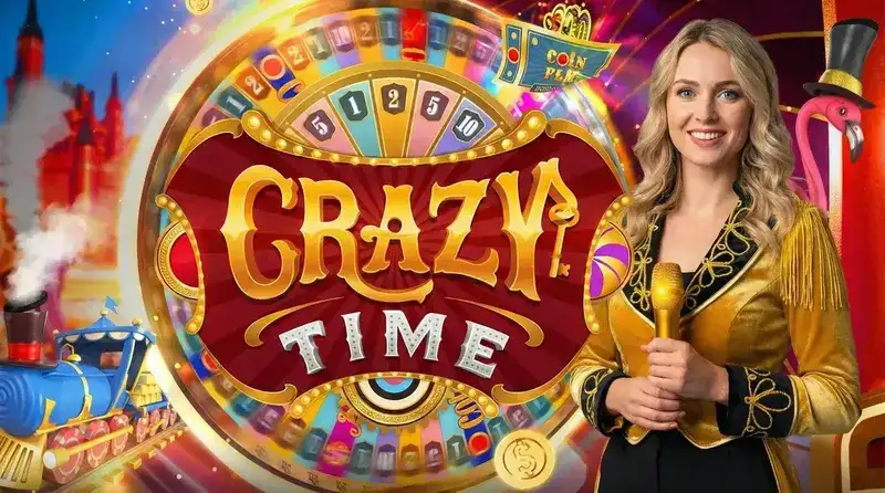 Resultados de Crazy Time en vivo — últimos giros con segmento y multiplicador